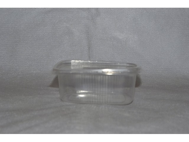 Контейнер 200 мл. квадратный .СТИРОЛПЛАСТ (1000 шт. в коробке)